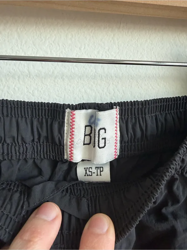 BDG Urban Outfitters Jess Straight Leg Nylon Track Pants Black XS - Image 8