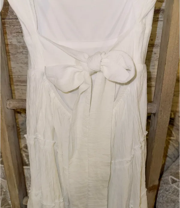 Altar'd State Dress Cut-Out Mini White - Image 7