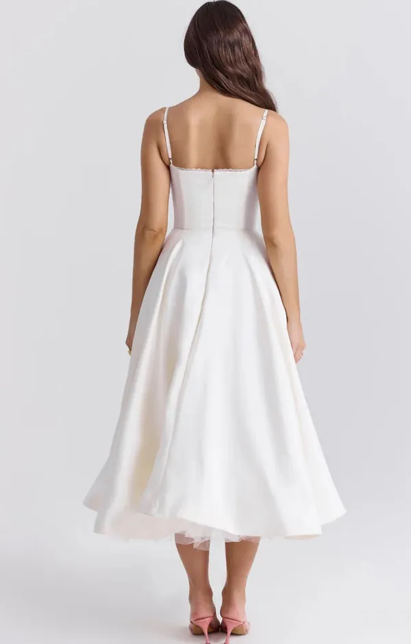 Selene midi dress White - Image 2