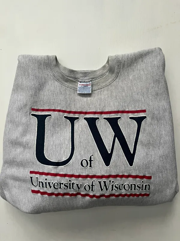 Champion vintage university of wisconsin sweatshirt - Image 4
