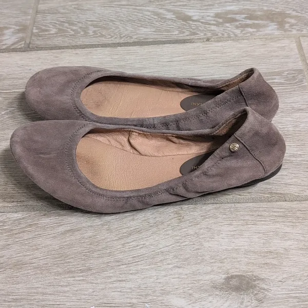 ANTONIO MELANI Brown Leather Prima Ballet Flats - Image 4