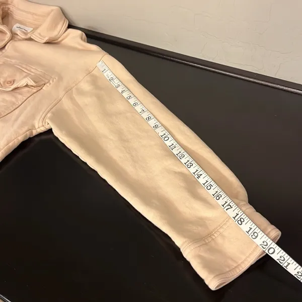 Aritzia Wilfred Free 100% Organic Cotton The Ganna Shaket, tan , oversized S - Image 7