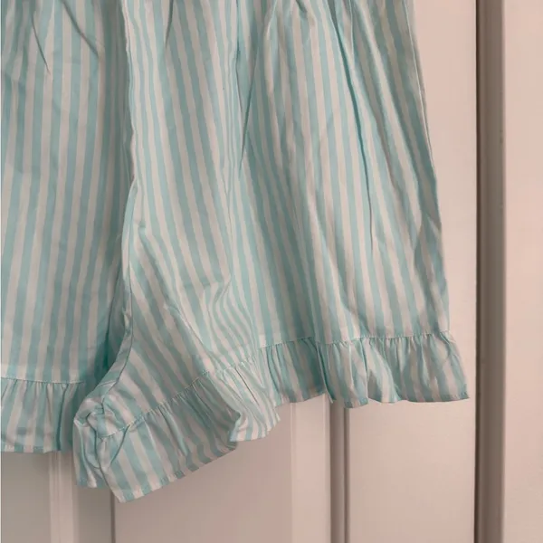 Few Moda kourt Aura Two-Piece Pajama Set -‎ Size M - Mint Stripe - NWT - Image 9