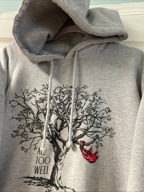 Taylor Swift All Too Well Pullover Hoodie Size 3XL Gray. Red Album. - Image 6
