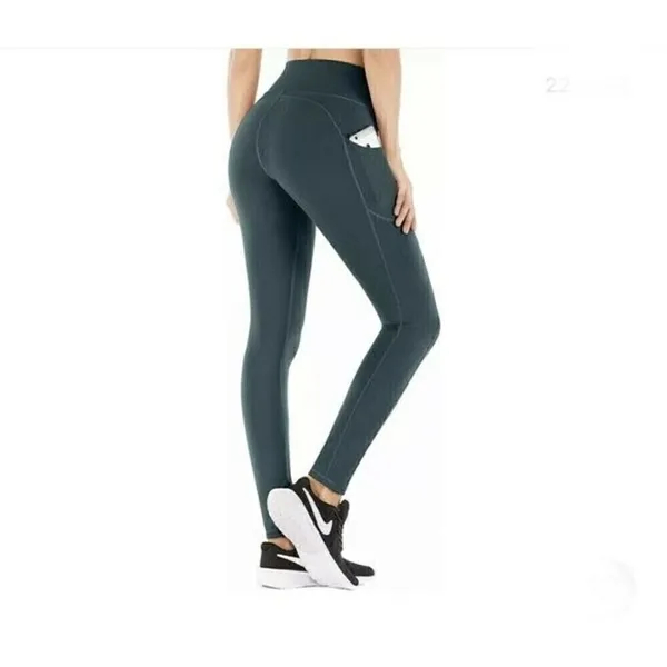 IUGA Yoga Green Butt Lift Leggings XSMALL High Waist Pockets - Image 7