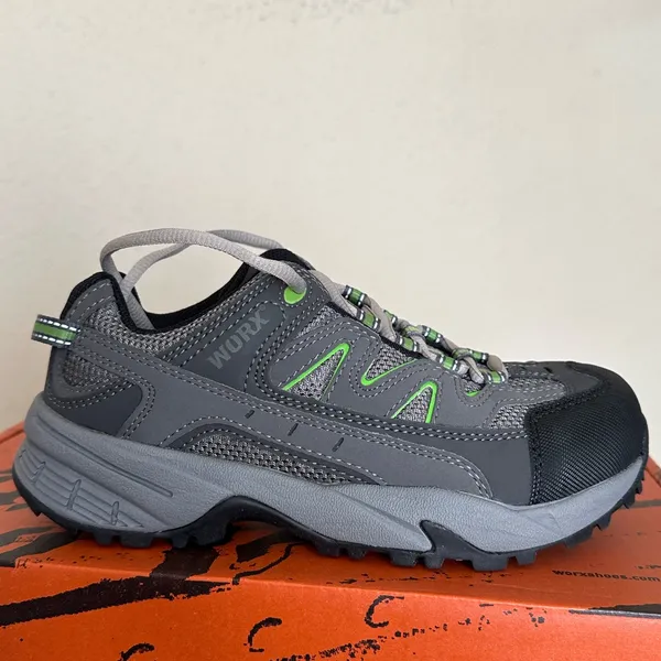 WORX Red Wing‎ Womens 5111 Aluminum Toe Work Shoes Grey Green Size 9.5 M - Image 2