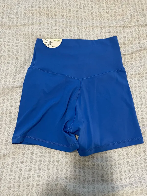 Aerie OFFLINE Crossover Biker Shorts by 3" - Image 4