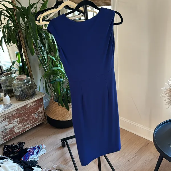 Lauren Ralph Lauren blue sheath dress size 2 - Image 2