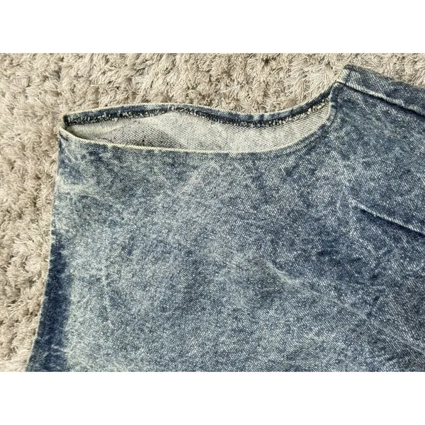 The Dean Group Vintage 90’s Acid Washed Denim Vest Women’s Size Large - Image 10