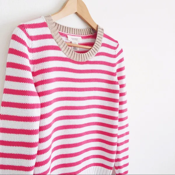 Workshop Andrea Jovine Striped Sweater White - Image 3