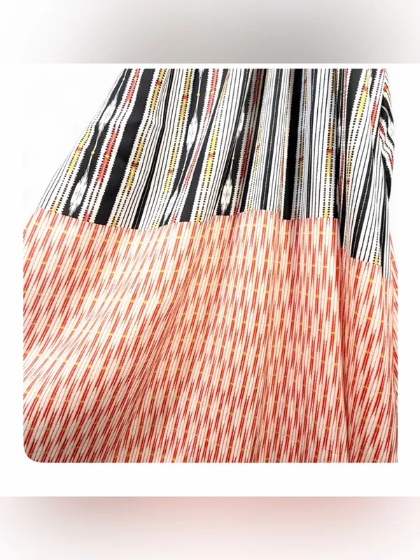 ANTHROPOLOGIE Women’s Stripped Print Asymmetrical Bare Cutout Maxi Dress Size S - Image 12