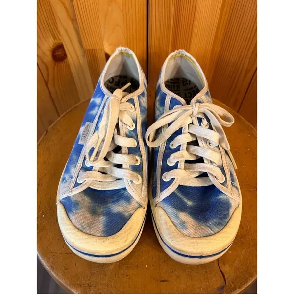 Keen Shoes Women's Size 7 Elsa Light Sneakers 1025292 Blue White - Image 2