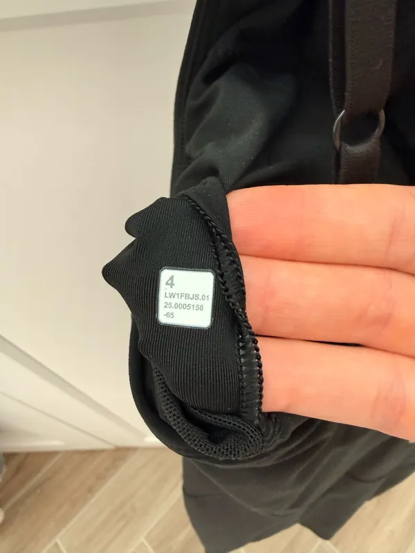 lululemon black high neck align dress - Image 3