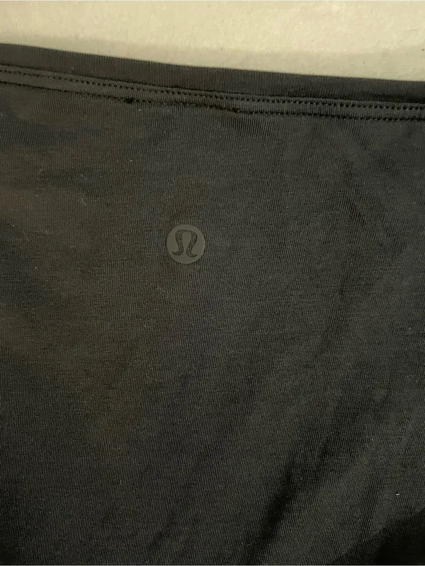 Lululemon NWT Back in action Long Sleeve Black Dress Oversized Size 6 - Image 9