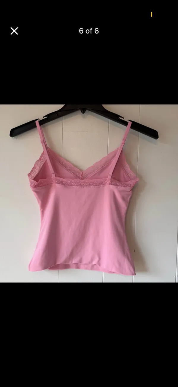 Aritzia Original Contour Flirt Camisole Jellybean Pink Size M - Image 5