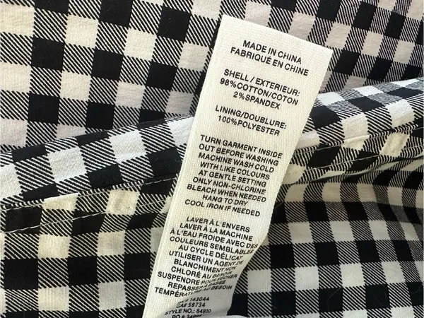NWT Avec Les Filles Gingham Check Fit and Flare Sweetheart Dress - Image 7
