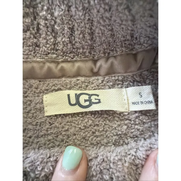 Ugg Sweater Sz Sm Soft Warm Winter Lounge Top Beige Luxury Shirt‎ Pullover - Image 2