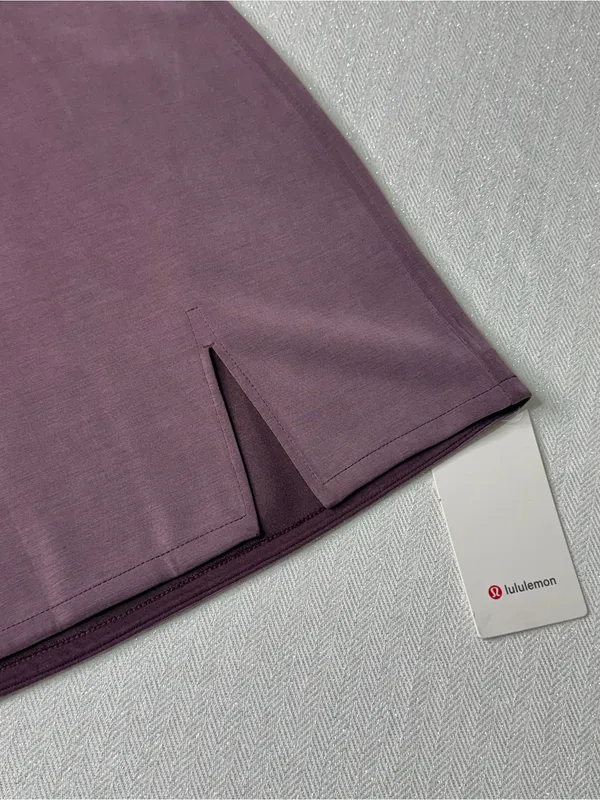 Lululemon Softstreme High Rise Mini Skirt Goodnight Plum Large NWT - Image 5