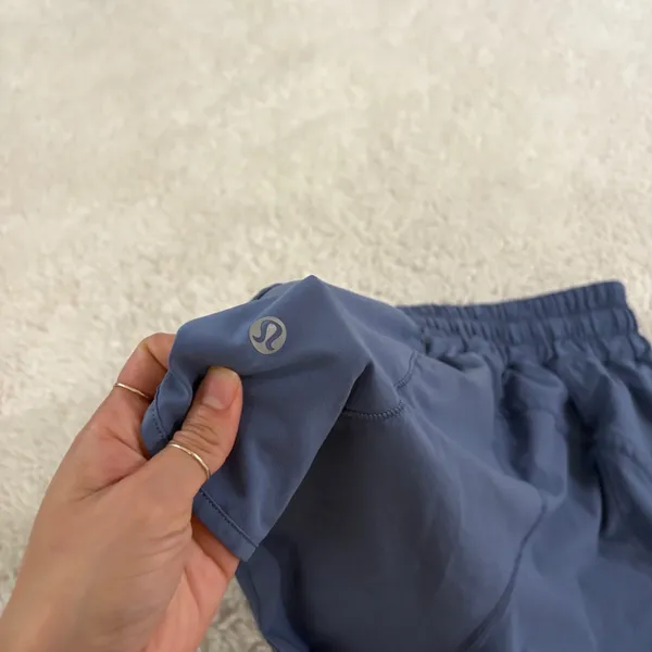 Lululemon Women Blue 2 Shorts 5” Lined Sporty Track Running Preppy Casual Summer - Image 5