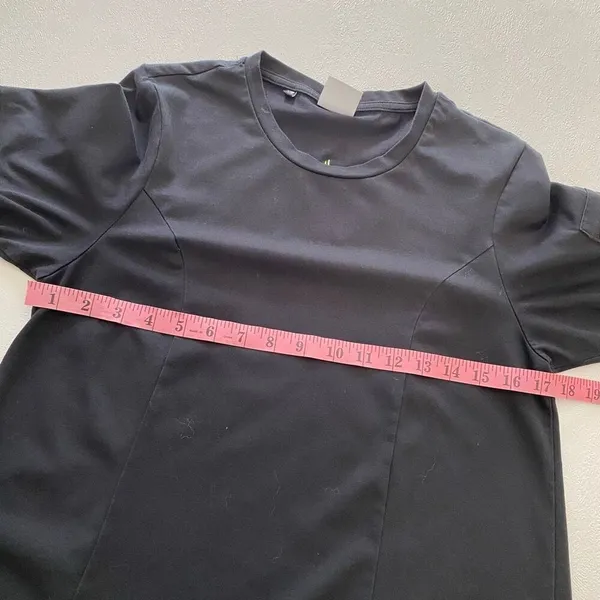Gymshark Black Oversized Graphic Back T-Shirt Dress Size Medium - Image 6