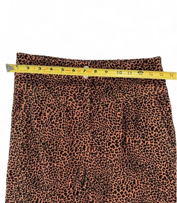 Anthropologie Kalea Cheetah Animal Print High Rise Trouser Joggers Pants XS - Image 8