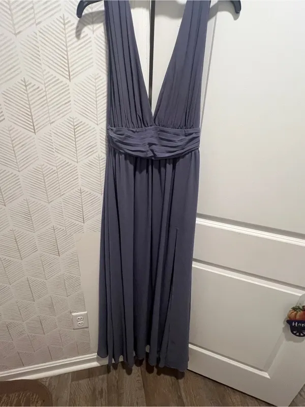 Lulus Heavenly Hues Denim Blue Maxi Dress - Image 16