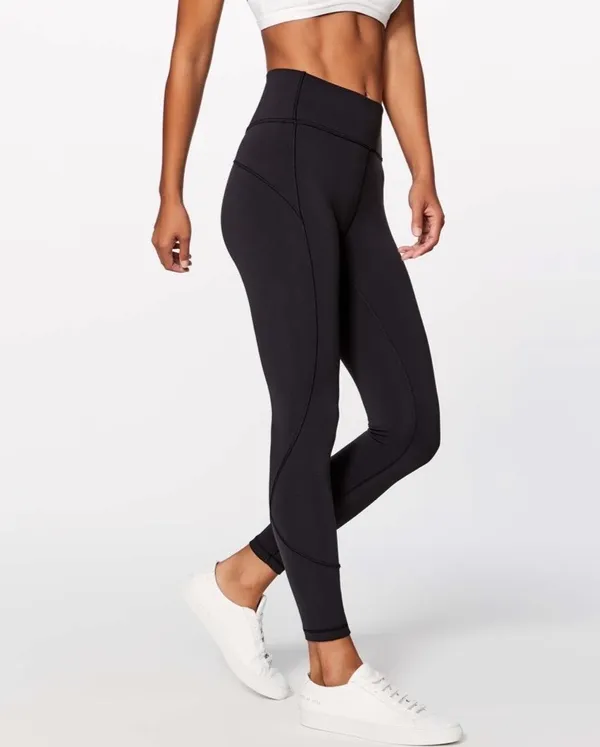 Lululemon In Movement 7/8 Tight *Everlux 25" Black 4 - Image 5