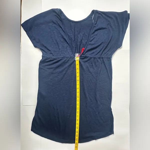 New England Patriots Versus Swim Cover Up Womens Size XS Navy G-III 4‎ Her - Image 5