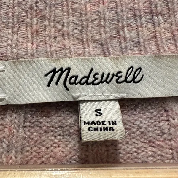 Madewell Striped Bowden Henley Sweater‎ Coziest Yarn Size Small - Image 4