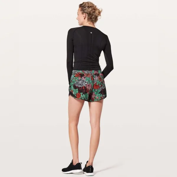 Lululemon Hotty Hot Short II Long 4" Zen Garden Multi Floral 2 - Image 7