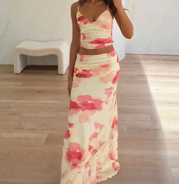 Vacation Two-Piece Shein Set - Image 2
