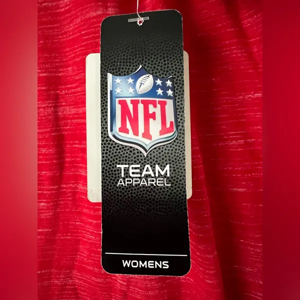 NFL Women's Large San Francisco 49ers Red Marathon Open Back‎ Tie Back Tank Top - Image 3