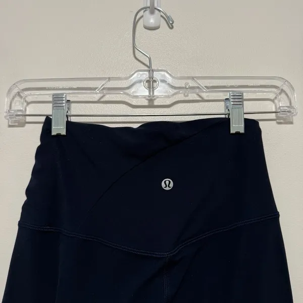 Lululemon Align High-Rise Ruched Waist Nulu Pant 25" True Navy Size‎ 4 - Image 7