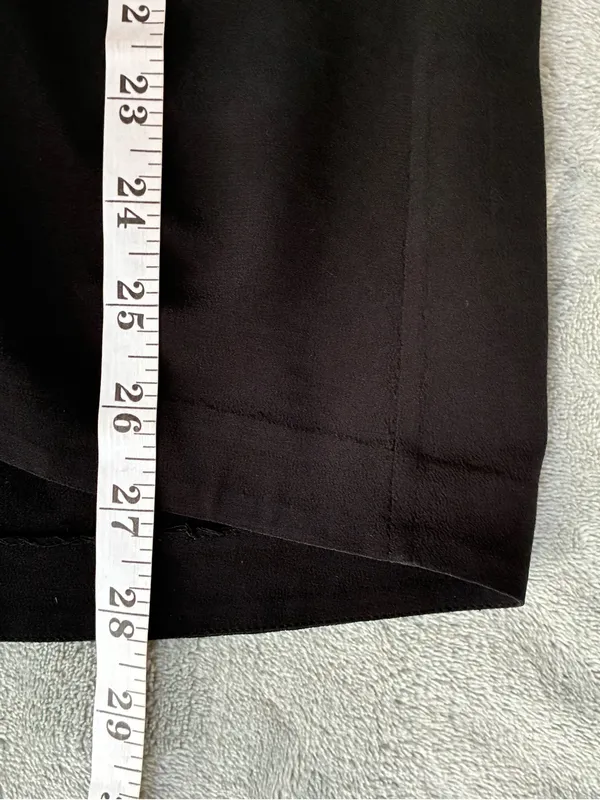 Alice + Olivia AIR by Stacey Bendet 100% silk black blouse minimalist classic SP - Image 10