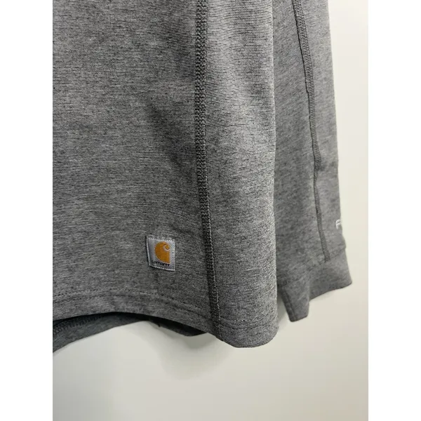 Carhartt Women's XL Force Jacket Half Zip Pullover‎ Grey Long Sleeve Utility - Image 4