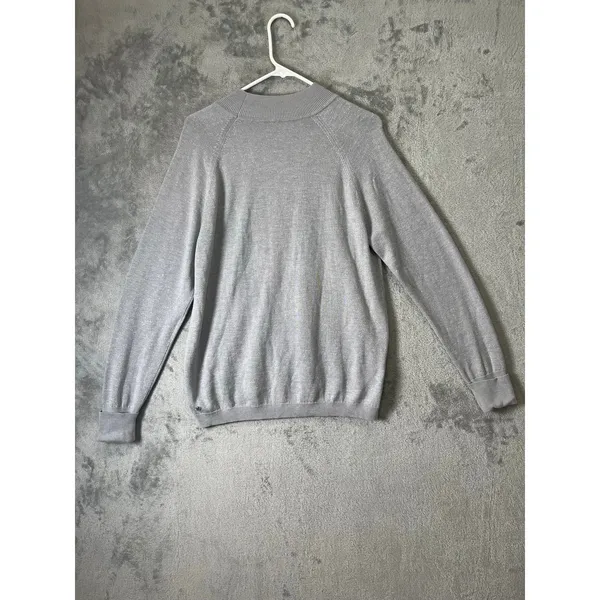 Lululemon Soft Shine Sweater Heathered Silver Drop / Antique‎ Silver 10 Cashlu - Image 3