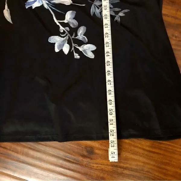 Maxi Dress For Women Flower Floral Print Sleeveless Adjustable Straps Size M - Image 7
