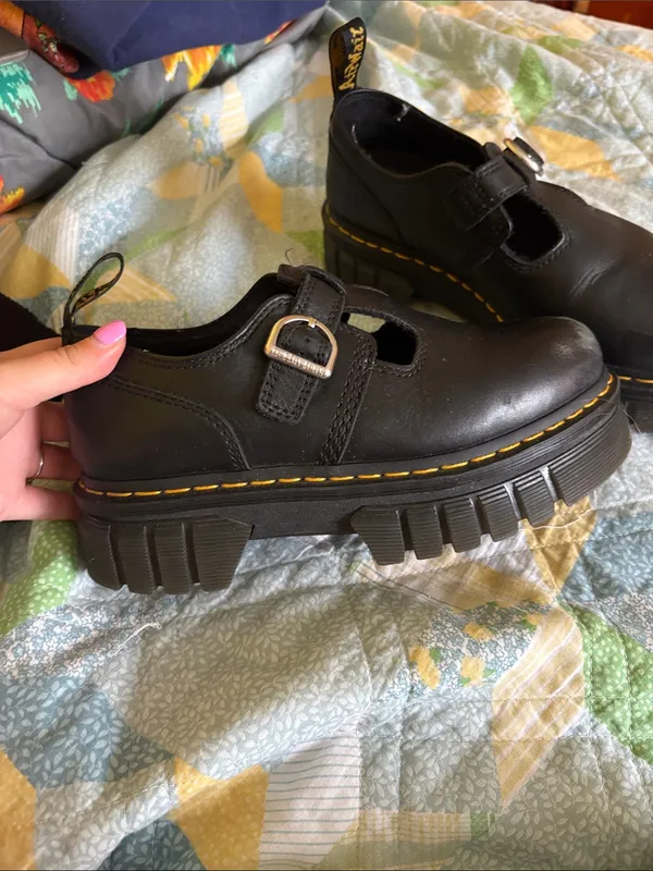 Dr. Martens Women's Audrick T-Bar Platform Mary Janes Woman’s Size 8 - Image 2