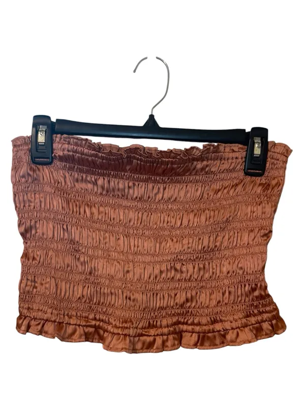 Free People "Be Right Back" tube top in Dusty Rose - Image 3