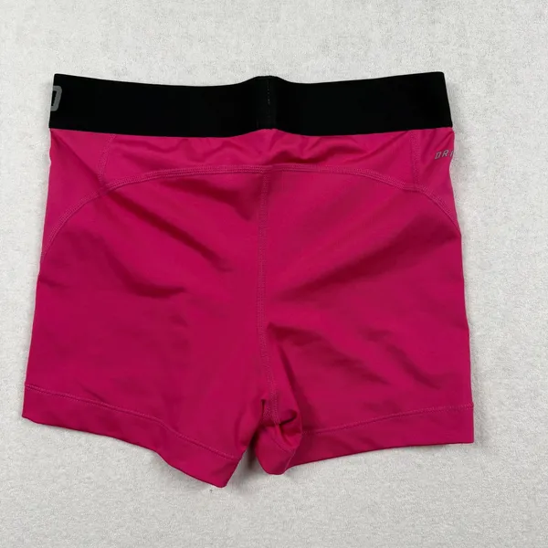 Nike Pro Compression Shorts Women’s Small Pink Dri-FIT Athletic Training Shorts - Image 2