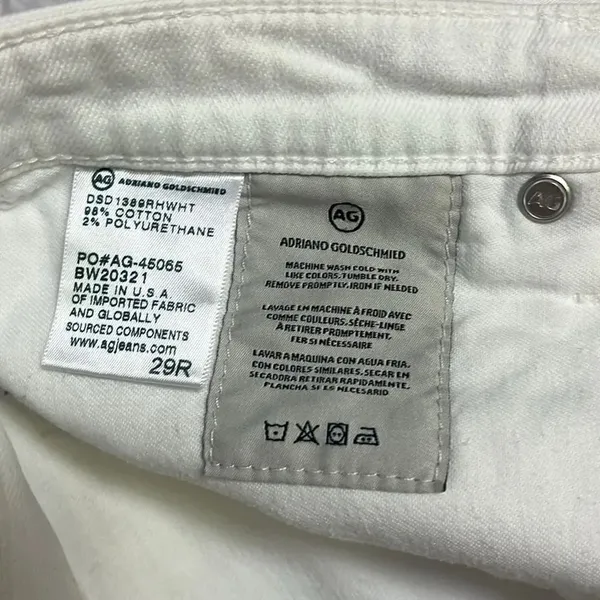 AG the legging ankle white jean - Image 4