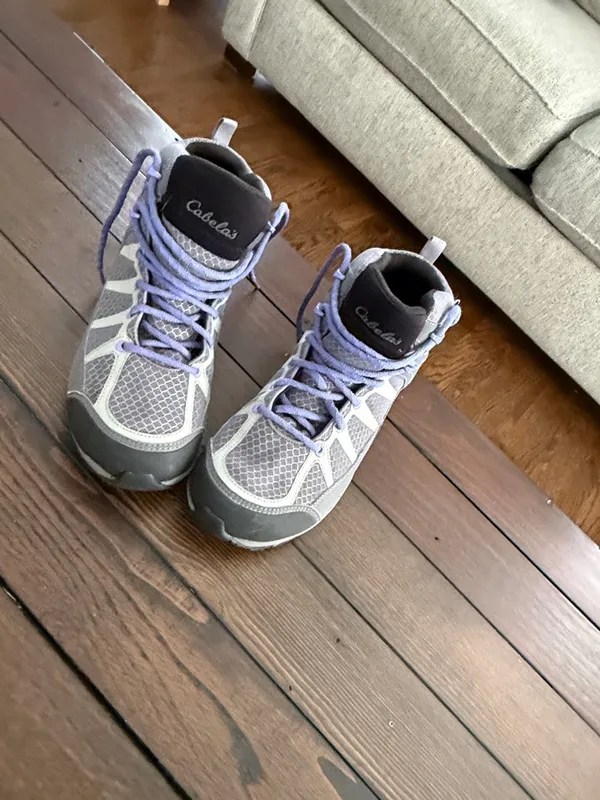 Cabela’s Women’s Gray XPG Hiking Trail Boots – Vibram Sole – Size 9 - Image 8