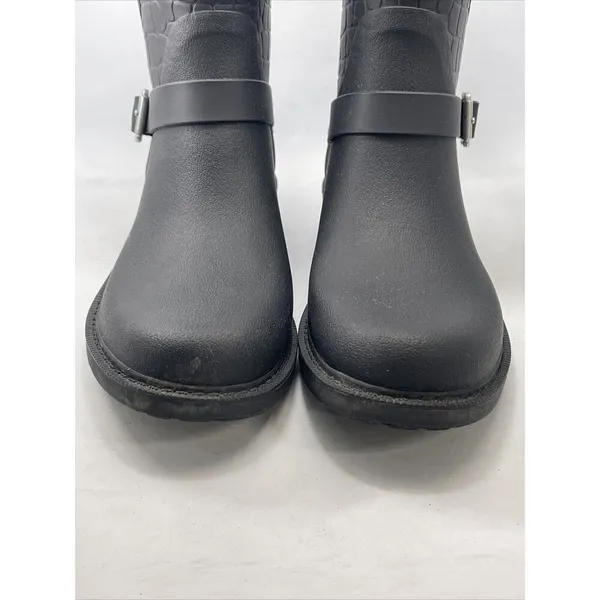 Sam Edelman Keigan Boots Croc Embossed Size 7M Waterproof - Image 10