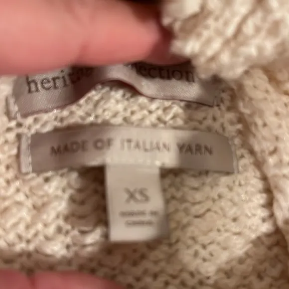 Banana republic‎ Italian yarn xs heritage collection sweater - Image 5