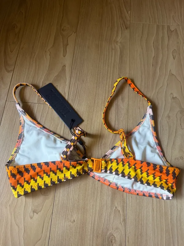 triangl swimwear Bikini Top Orange - Image 3