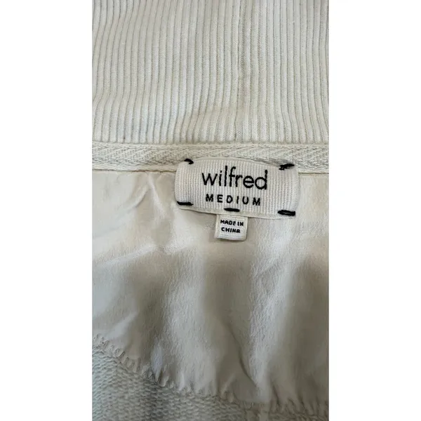 Wilfred Aritzia Cream Shawl Collar Cocoon Cardigan Sweater Medium MWC25 - Image 3