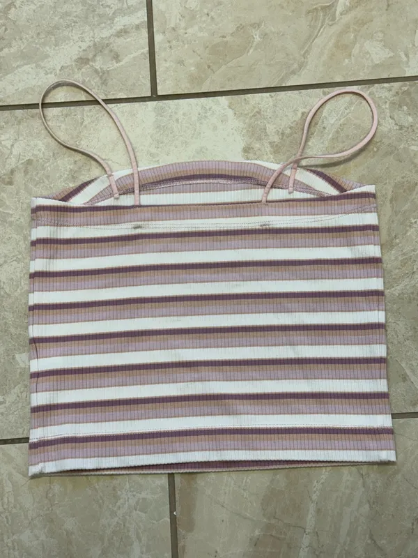 American Eagle Striped Tank Top - Image 2