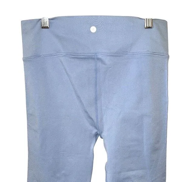 Harmony Balance Womens High Waist‎ Seamless Leggings Light Blue Medium NWT - Image 4