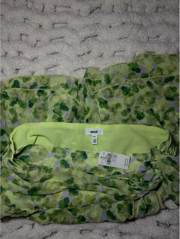 Aerie Women's Green Skirt - Image 2