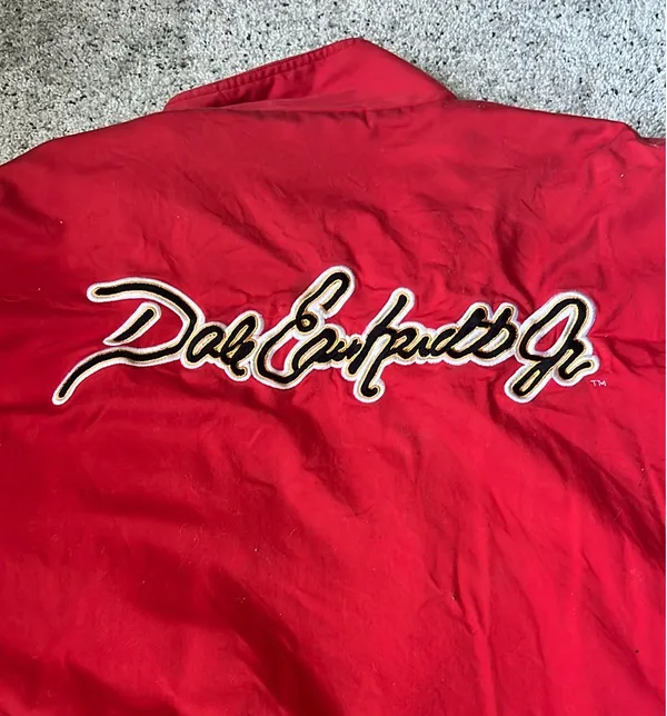 Dale Earnhardt Junior Budweiser Nascar Racing Jacket - Image 5